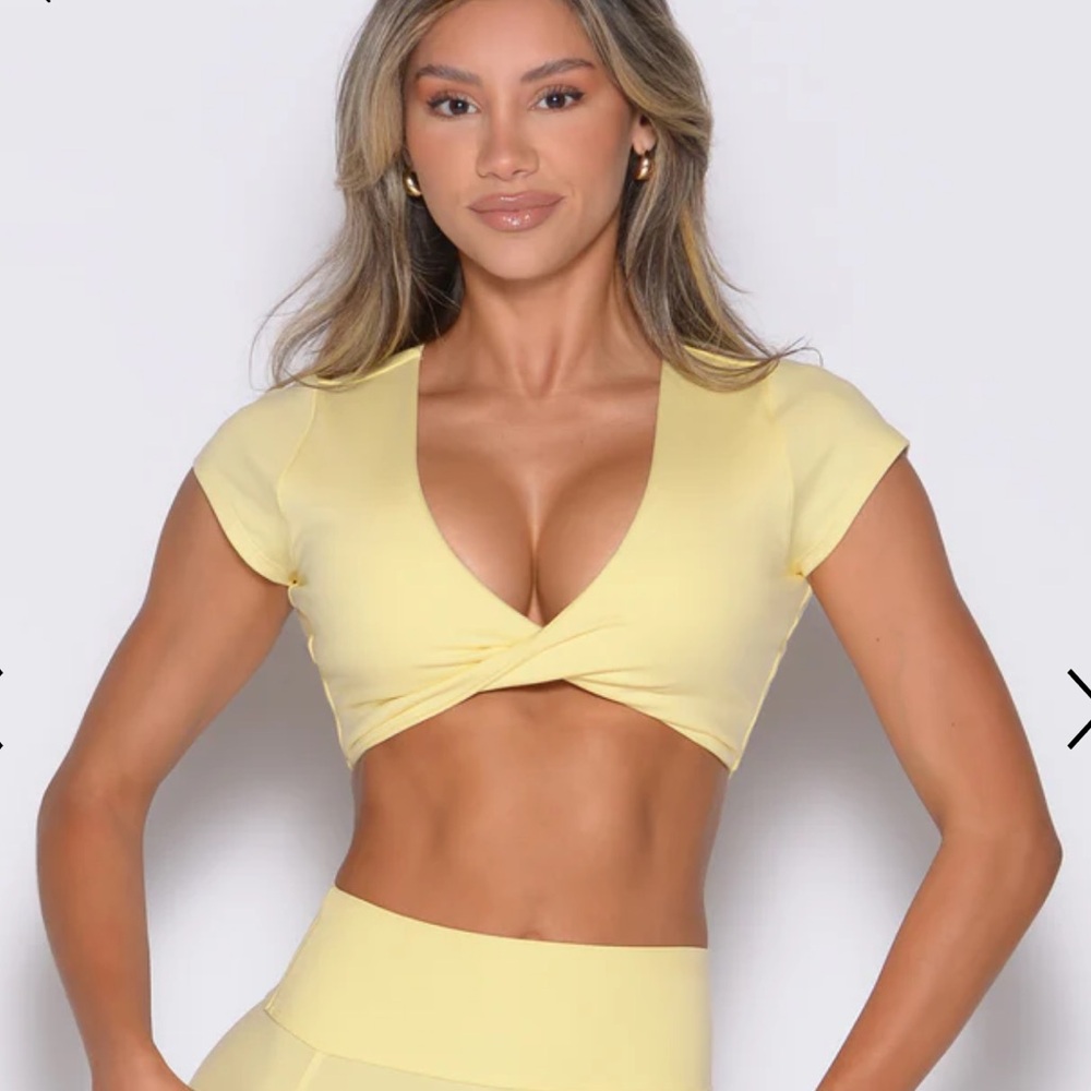 Yellow Women's Crop Top
